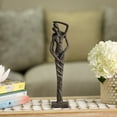 thumbnail image 5 of Danya B. Modern Abstract Metal Art Shelf/Table Decor - Decorative Cast Iron Figurine - Embracing Couple Sculpture, 5 of 5