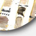 thumbnail image 2 of Designart 'Abstract Gold Birch Trees I' Art Mural en Métal Glam, 2 of 3