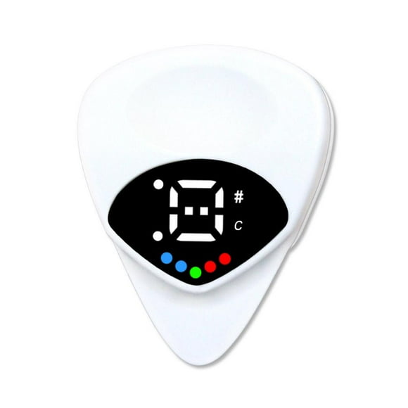 SharkTRUE Innovative Pick-Shaped Guitar Tuner: Clear Display, Efficient Tuning