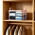 thumbnail image 6 of Zhuke Clear Storage Bins with Lids Heavy Duty Reinforced for Supplies, Moving Bags for Clothes Packing, Storage Tote with Handles for Dorms, Storage, 6 of 6