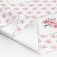 thumbnail image 3 of Erosebridal Pink Rose Damask Fabric by the Yard 5 Yards, Cherry Blossom Frame Flower Pattern Fabric for Sewing, 3 of 7