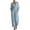 Light Blue, variant on Jumpsuits for Women Dressy Wrap Front V-Neck 3/4 Sleeve Jumpers Wide Leg Rompers for Work Office Business Black L
