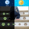 thumbnail image 2 of Luminous Paw Stone Wall Decals Self-adhesive Stair Room Decor Wall Stickers for Home, 2 of 5