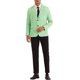 thumbnail image 2 of Chaqueta deportiva formal de cuadros INSPIRE CHIC para hombres con solapa de muesca y patrón de cuadros verde S, 2 of 5