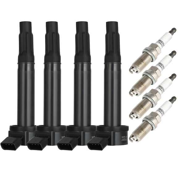 SCITOO Ignition Coil Coils Pack iridium Spark Plugs fits for Lexus for Toyota ES350 IS350 for Avalon for Camry for Highlander RAV4 Sienna Venza 2005-2016 3.5L 2.5L 2.7L 3.5 2.5 6 UF487 C1601 set of 4