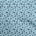 thumbnail image 1 of oneOone Cotton Cambric Light Blue Fabric Florals Quilting Supplies Print Sewing Fabric By The Yard 56 Inch Wide, 1 of 4