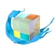 thumbnail image 4 of BRIGHTFUFU Cubo de prisma de dispersión RGB de vidrio óptico para enseñanza de física Decoración Artes 2.3x2.3x2.3cm, 4 of 7