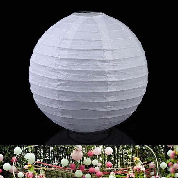Linterna de papel decorativa de la lámpara de la bola de papel creativa de DIY para la decoración de la boda del cumpleaños