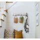 thumbnail image 2 of Paquete de 2 cestas colgantes - 7.87 "x 7" pequeño helecho tejido cesta de cuerda colgante flor plantas cesta de pared decoración conjunto Boho Fokelyi LRWJ681-1, 2 of 7