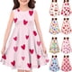 thumbnail image 1 of Teen Girls Dresses Adorable Sleeveless Summer Dress with Print Lightweight Breathable Fabric for Comfort ,Sie:140, 1 of 4