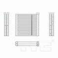 thumbnail image 2 of TYC 97254 for Nissan VERSA Replacement Evaporator, 2 of 4