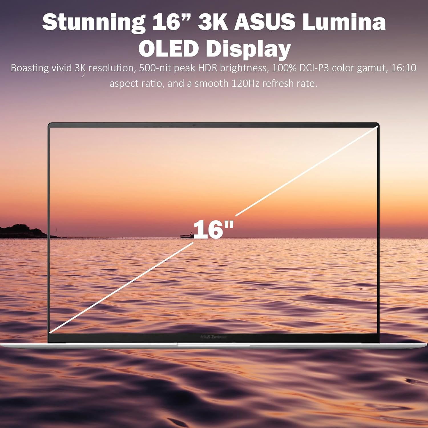 ASUS Zenbook S 16 Laptop, 16" 3K OLED Touchscreen Laptops Computer, AMD 10-core Ryzen AI 9 365, 24GB DDR5, 1TB SSD, WiFi 7, Backlit KB, Win 11 Pro