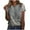 Gray, variant on WXLWZYWL Womens Summer Tops Casual Printing Shirts Short Sleeve Loose Tee Tops V Neck Blouse Gray