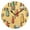 Black, variant on Colorful Beer Bottle Round Wall Clock Battery Operated Silent Non-Ticking Bedroom Office Kitchen Home School Decor 10"(Gold)