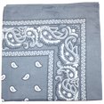 thumbnail image 1 of Lot de 84 Bandanas 100 % Polyester - Lot de Gros (Gris), 1 of 2