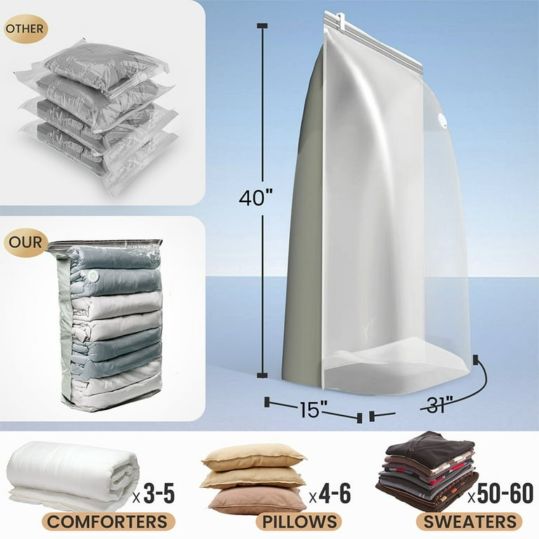3d Vacuum Storage Bag Saves Space In The Wardrobe Organizer, Freeing Up 80%  Of The Space. The Extra-large Vacuum-sealed Bag Is Used For Storing Quilts,  Blankets, And Bedding. It Can Be Used