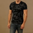 thumbnail image 2 of ZVNAΖH Men's Camo T-Shirt – Summer Short Sleeve Crewneck Base Layer Tee Shirt, for Workout & Everyday Use, Available in Big & Tall, M-5XL, 2 of 5
