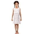 thumbnail image 6 of Girls Dress Strawberry Rabbit Sleeveless Dress for Girls Hem A-Line Casual Sundress, 6 of 7