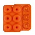 thumbnail image 6 of Silicone Heat- Non-Stick Cavity For cakes Biscuits/ 2 Silicone Molds (Green + Orange), 6 of 9
