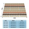 thumbnail image 4 of XMXT Throw Blanket, Retro Boho Aztec Tribe Print Machine Washable Blankets for Sofa, 60 x 50 inches Multicolor, 4 of 9