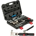 thumbnail image 2 of GloryStar Hydraulic Flare Tool Set, 45 Degree Double Flaring Brake Line Kit for 3/16" to 1/2" Tubing, Includes Cutter and Deburring Tool, 2 of 8