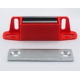 thumbnail image 2 of Master Magnetics 07502X2 Magnet Catch, Universal Latch with Strike-Plate, 2-Way Mounting Red, 4.25" Length, 0.938" Width, 1.125" Height, 50 Pounds Pack of 2, 2 of 2