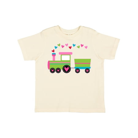 

Inktastic Valentine Heart Train Boys or Girls Toddler T-Shirt