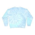 thumbnail image 4 of Glamour Queen Unisex Tie-Dye Sweatshirt in Lagoon with 'I Will Need Bail Money' Logo, 4 of 5