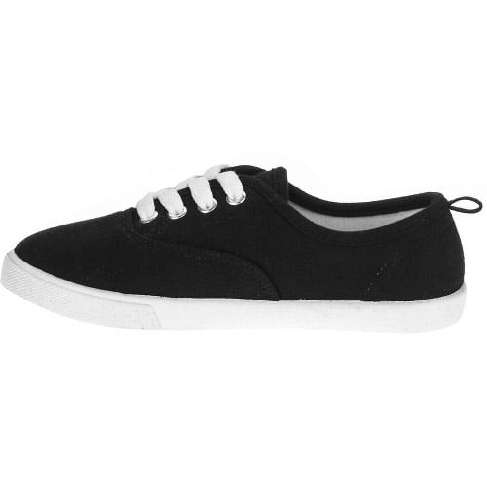Faded Glory Girls' Lace-Up Canvas Casual Shoe - image 3 of 4