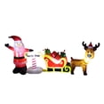 thumbnail image 3 of A Holiday Company 9 Ft Inflatable North Pole Santa Christmas Lawn Decoration, 3 of 4