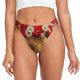thumbnail image 1 of Fotbe White And Red Daisy Cow Tanga Sin Costuras para Mujer con Estampado – Panties Invisibles, Transpirables y Cómodos para Uso Diario-X-Large, 1 of 6