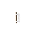 thumbnail image 3 of CRL C1219 White Sliding Glass Door Handle with Mortise Lock, 3 of 3