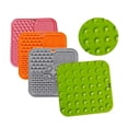 thumbnail image 3 of Silicone Licking Pad Pet Dog Lick Pad Bath Peanut Butter Slow Eating Licking Feeder Cats Lickmat Feeding Dog Lick Mat ShopWise Round, 3 of 17