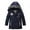 Navy, variant on Fashion Coat Children Winter Jacket Coat Boy Jacket Warm Hooded Kids Clothes