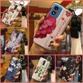 thumbnail image 2 of ABL-Phone Case For MOTO G Play 2024/4G/5G, Back Cover Ring Fashion Design Anti-dust Waterproof Lanyard Phone Holder Soft case Anti-knock Durable Kickstand Wristband Dirt-resistant Flower, 2 of 9