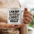 thumbnail image 2 of Funny Gifts for Coworkers - I am not Bossy I Have Leadership Skills Ceramic Coffee Mug 11oz, Leadership Gifts, Funny Boss Manager Gifts, Boss Lady Gifts for Women, Funny Boss Day Gifts, 2 of 5