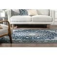 thumbnail image 5 of Well Woven Gene Blue Oriental Medallion Non-Slip Rubber Backed Area Rug 9'3" x 13'2", 5 of 5