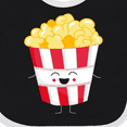 thumbnail image 4 of Inktastic Cute Kawaii Popcorn Boys or Girls Baby Bib, 4 of 4