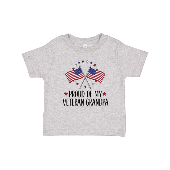Inktastic Military Proud of Veteran Grandpa Boys or Girls Baby T-Shirt