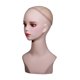 thumbnail image 2 of Mannequin Head Hat Rack Stand con maquillaje para diademas Spares Bufandas Uso personal Entrenamiento de peluquería, 2 of 9