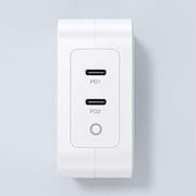 True GaN 100W Wall Charger Quick Charging PD Type C USB-C Power Adapter 2 Ports