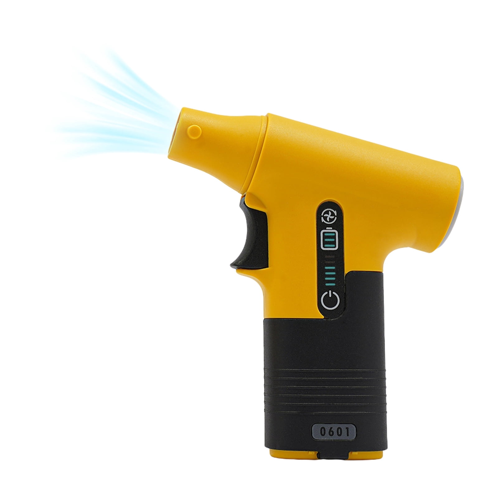 Electric Air Duster, 13000RPM Compressed Blower Fan Multi-Functional Tiny Electric Cleaner 3 Speeds Adjustable Rechargeable Air Blower for Keyboard PC Deep, Car, Home Cleaning (Yellow)