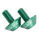 thumbnail image 1 of Eigraketly Soporte para botella de agua para bicicleta, 2 uds., pernos de montaje, tornillo de cabeza hexagonal tipo M5x10, portabotellas para bicicleta, Ciclismo verde Eigraketly OD0238-04, 1 of 6