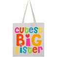 thumbnail image 3 of Inktastic Cutest Big Sister Tote Bag, 3 of 4