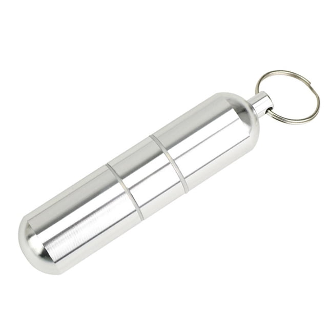Milaget Récipient Portable Pilules Boîte Comprimés Fendeurs 10.5cmx2.5cm