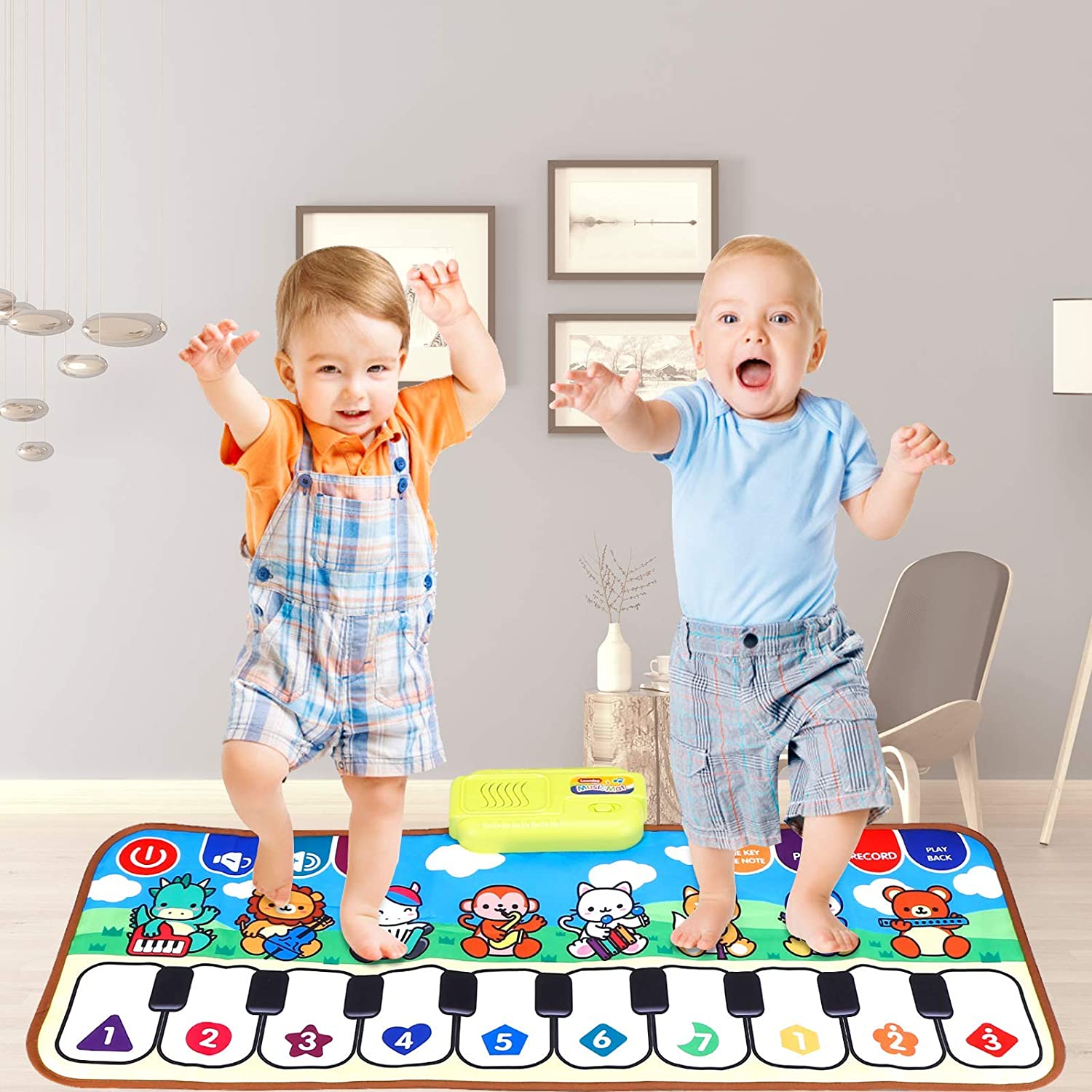 Musical Piano Mat for Children, Romping Stomping Play Mat Baby Jumbo