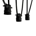 thumbnail image 2 of Feit Electric10' Foot 5-Socket Black String Light Max 40 Watt E26 Med Base - Bulbs Not Included, 2 of 8