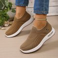 thumbnail image 3 of Women's Slip on Sneakers Breathable Platform Soft Sole Tennis Shoes Lightweight Athletic Gym Non Slip Work Shoes, 3 of 7
