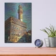 thumbnail image 4 of Luxe Metal Art 'Florence Italy Palazzo Vecchio' by Pedro Gavidia, Metal Wall Art, 12"x16", 4 of 9