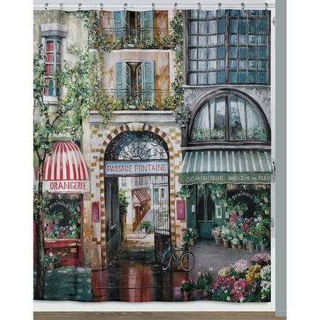 Creative Bath S1205MULT RUE DI RIVOLI SHOWER CURTAIN